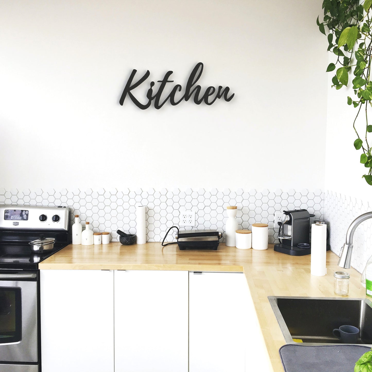 Kitchen Metal Sign Wall Decor