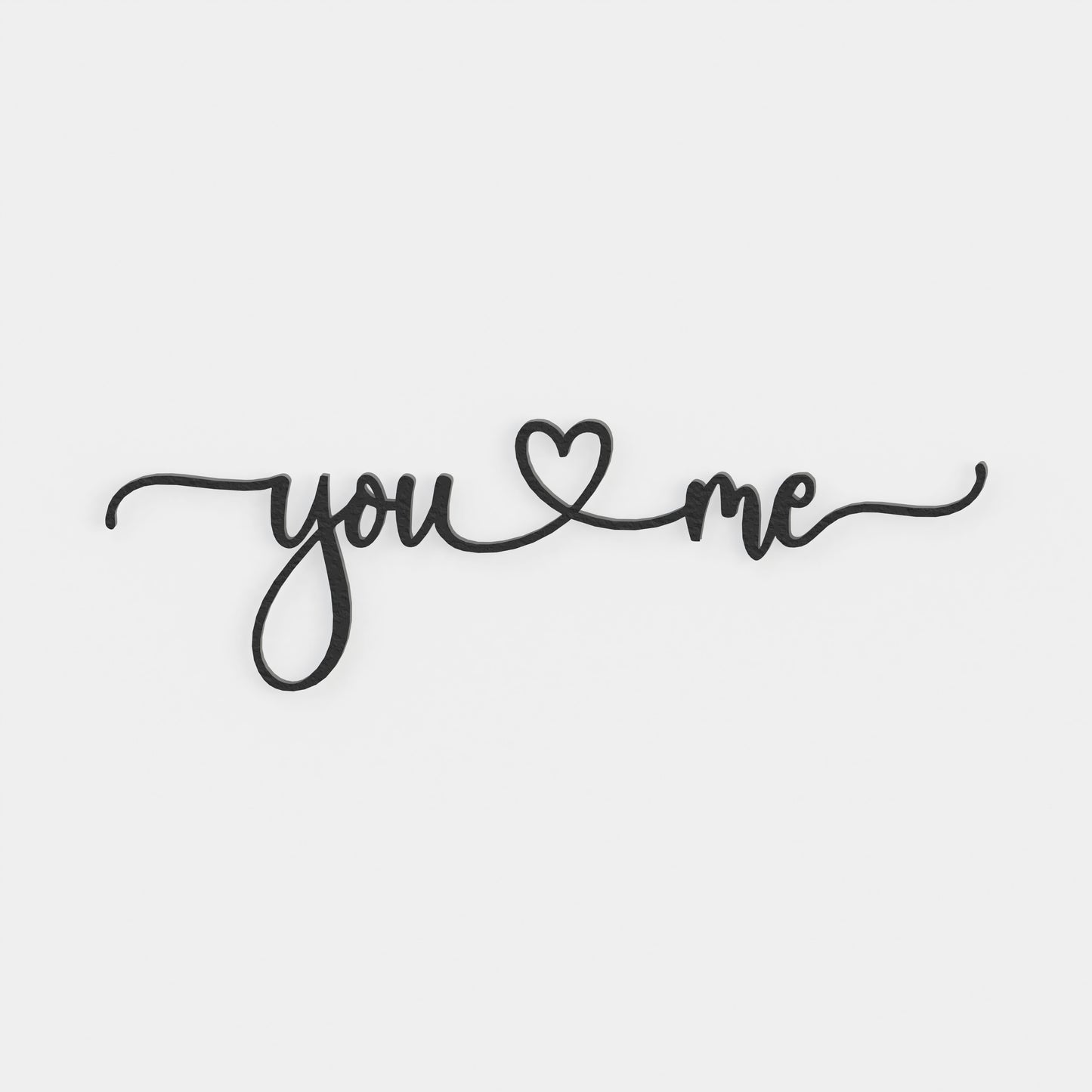 -black-you-and-me-metal-sign-on-a-white-background