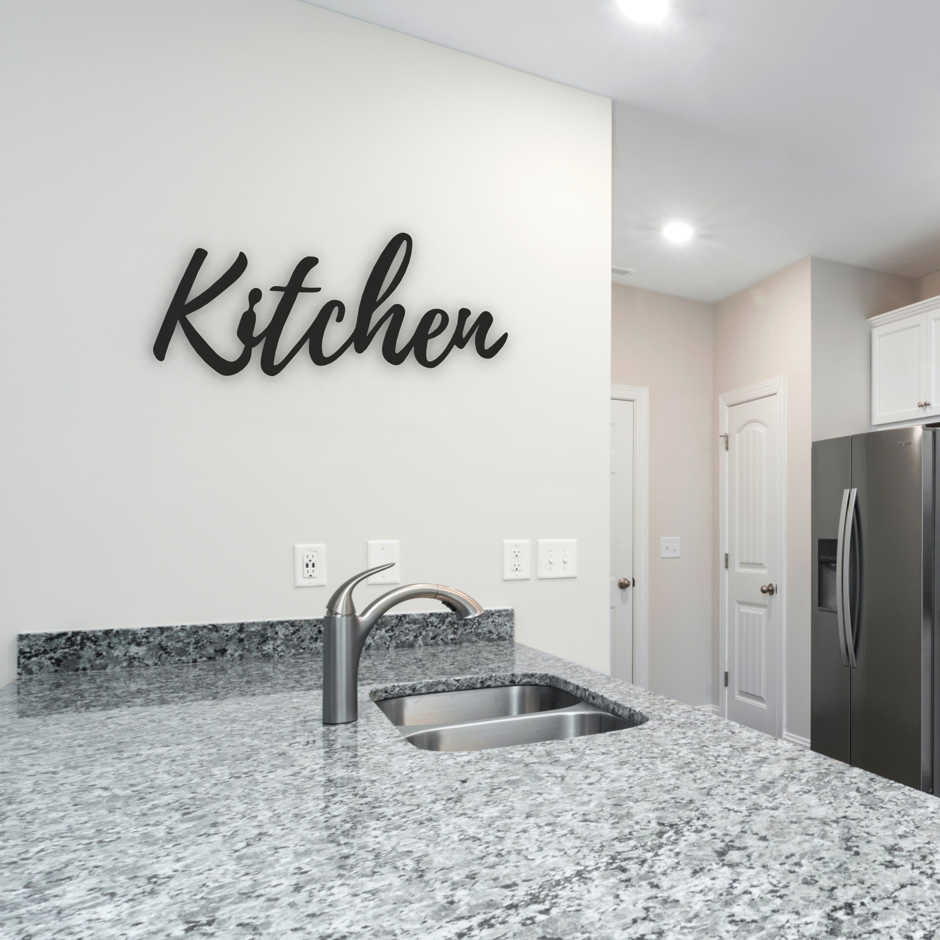 Large Kitchen Sign Kitchen Metal Sign Wall Decor - MetWerks – MetWerks
