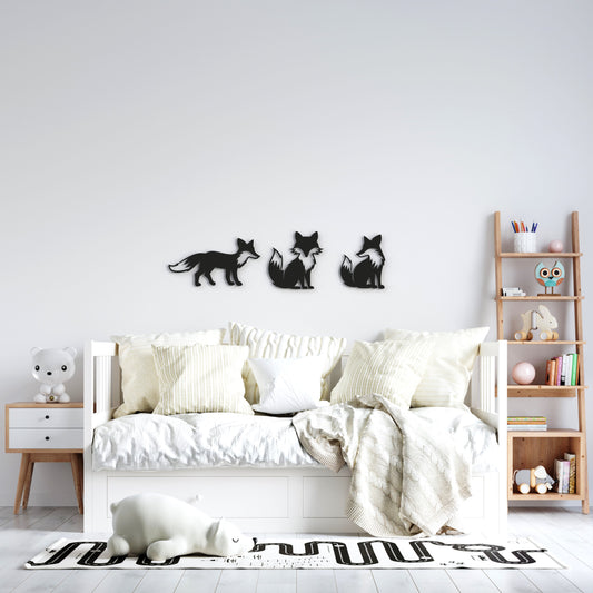 fox-trio-black-metal-wall-art-in-teenager-room